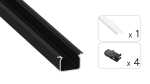 TEKKNI UHRE Set, black, frozen, 2.02 m